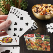 Actie voor mannen 1 pokerkaarten (Insitu)