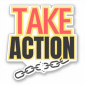 Actie waterdicht maken sticker (Voorkant)