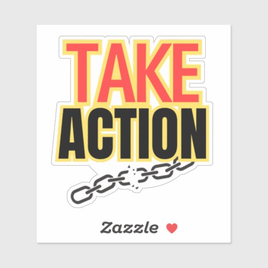 Actie waterdicht maken sticker (Vel)