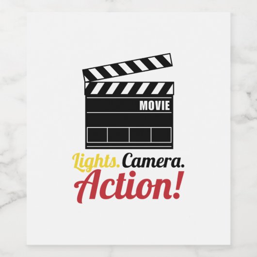 Actie Wijn Etiket (Enkel label)