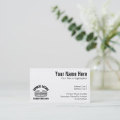 Actiebadge bestrijden visitekaartje (Staand voorkant)