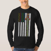 Actief bewustzijn bij handmatige autisme bij Ameri T-shirt (Voorkant)