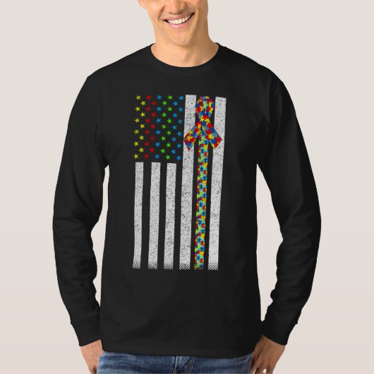 Actief bewustzijn bij handmatige autisme bij Ameri T-shirt (Voorkant)