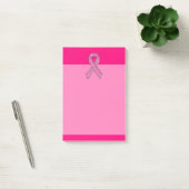 Actief chroom glitter Style Roze lintbewustzijn Post-it® Notes (Kantoor)