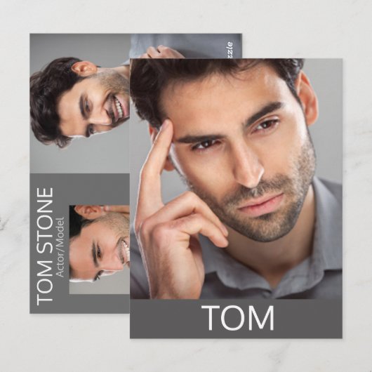 Actief Comp-kaarten koppen Comp-Sjabloon Briefkaart (Voorkant / Achterkant)