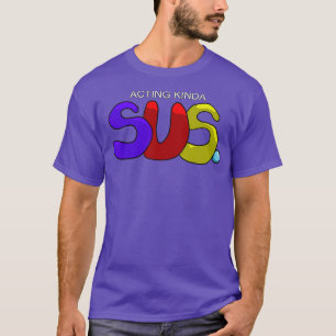 Actief Kinda SUS Gaming Imposter-thema T-shirt
