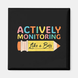Actief monitoren als een baas Testdag leraar E Magneet