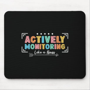 Actief monitoren als een testdag voor de baas muismat