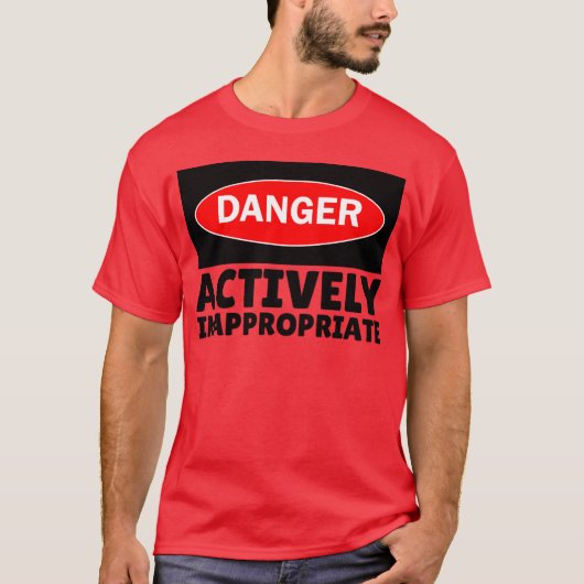Actief ongepast t-shirt (Voorkant)