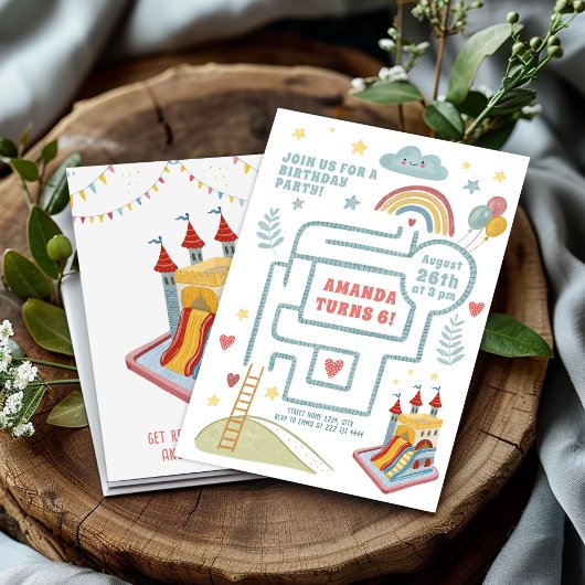 Actief spelen Verjaardagstocht, Ballonnen en Kaste Kaart