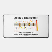 Actief transport denkt niet aan osmolytische balan bureaumat (Voorkant)