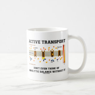 Actief transport denkt niet aan osmolytische balan koffiemok
