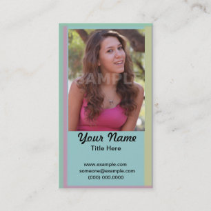 Actief Visitekaartje hoofdschot