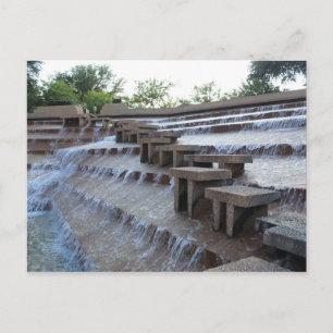 Actief waterzwembad - Fort Worth Water Garden # 4 Briefkaart