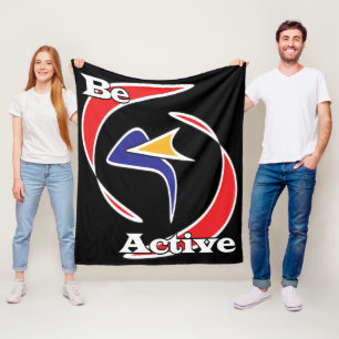 Actief zijn fleece deken