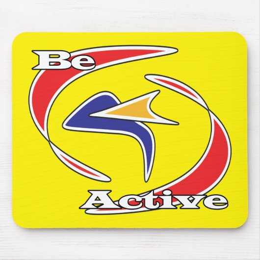 Actief zijn muismat (Voorkant)