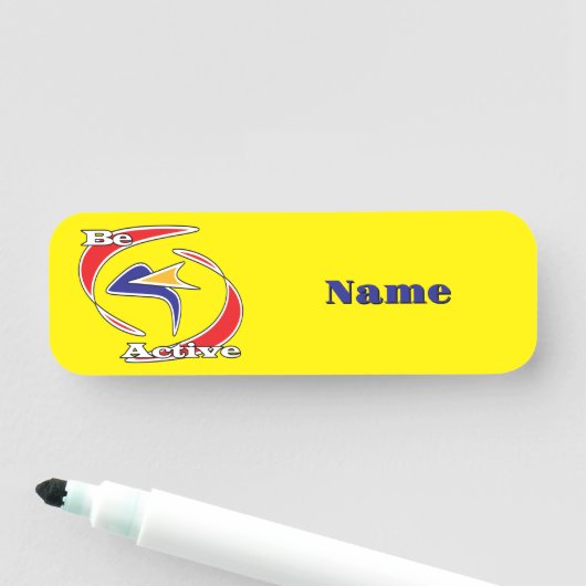 Actief zijn naamplaatje (In situ)