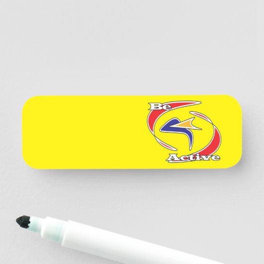 Actief zijn naamplaatje (In situ)