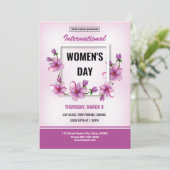 Actiefbrochure Vrouwendag Kaart (Staand voorkant)