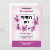 Actiefbrochure Vrouwendag Kaart (Voorkant / Achterkant)