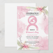 Actiefbrochure Vrouwendag Kaart (Voorkant / Achterkant)