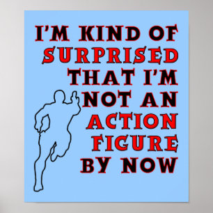 Actiefiguur Verrassend Grappige Poster