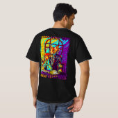 Actiegericht: De Creatieve Kraak: Sphynx Kat Ed T-shirt (Achterkant volledig)