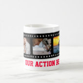 Actieheld Dad 5 foto's filmstrip mok (Center)