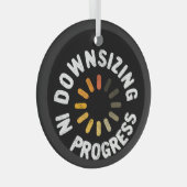 Actieplan voor gewichtsverlies - Inkrimping in uit Glas Ornament (Voorkant Rechts)