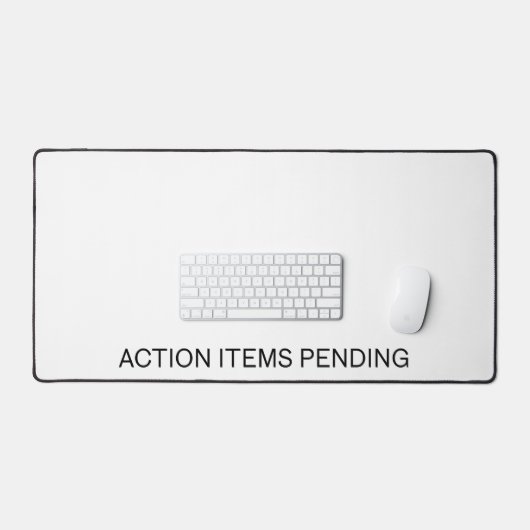 Actiepunten in behandeling | Groot professioneel b Bureaumat (Keyboard & Muis)