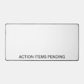 Actiepunten in behandeling | Groot professioneel b Bureaumat (Voorkant)