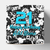 Acties in het stripboek bedankdoosjes (Bovenkant)