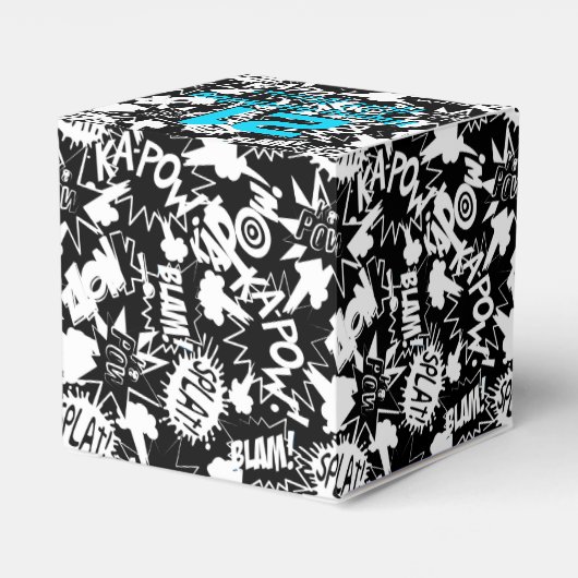 Acties in het stripboek bedankdoosjes (Achterkant)