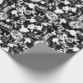 Acties in het stripboek cadeaupapier (Hoek)