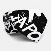 Acties in het stripboek stropdas (Opgerold)