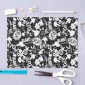 Acties in het stripboek tissuepapier (Craft)