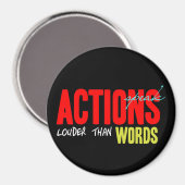 Acties luider spreken magneet (Voorkant / Achterkant)
