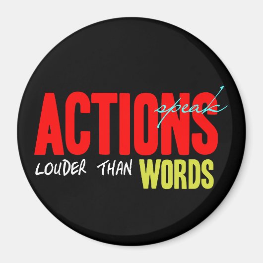 Acties luider spreken magneet (Voorkant)