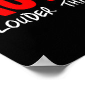 Acties luider spreken poster (Hoek)