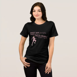 Acties Spreken Luider: Een Motivatie Fitness Quot Tri-Blend Shirt