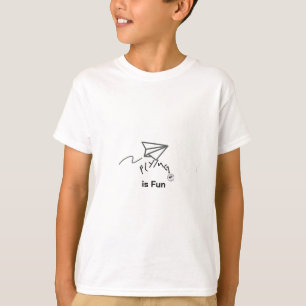 Acties voor Elfabetz - Vliegen is leuk T-shirt