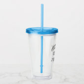 Actiesportreizen Acryl Drinkbeker (Rechts)