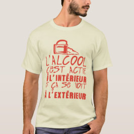 actieve alcohol binnenshuis zie buitenste cithum t-shirt