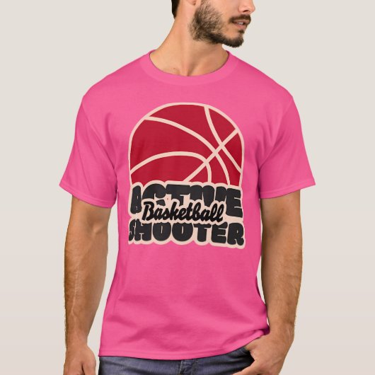 Actieve basketbal schutter. t-shirt (Voorkant)