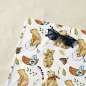 Actieve Beren Boy Kleuren Strandlaken (In situ)