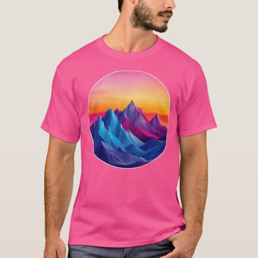 actieve bergen t-shirt (Voorkant)
