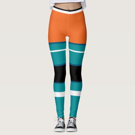 Actieve broek MID "TEAMKLEUR #22" Leggings (Voorkant)