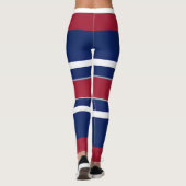 Actieve broek MID "TEAMKLEUR #2" Leggings (Achterkant)