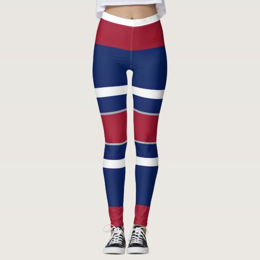 Actieve broek MID "TEAMKLEUR #2" Leggings (Voorkant)