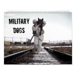 Actieve dienst militaire honden kalender